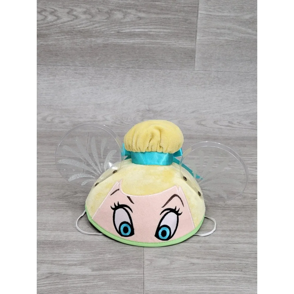 Disney Parks Tinker Bell Mickey Ear Hat Glitter Bun Retired Vintage Personalized
